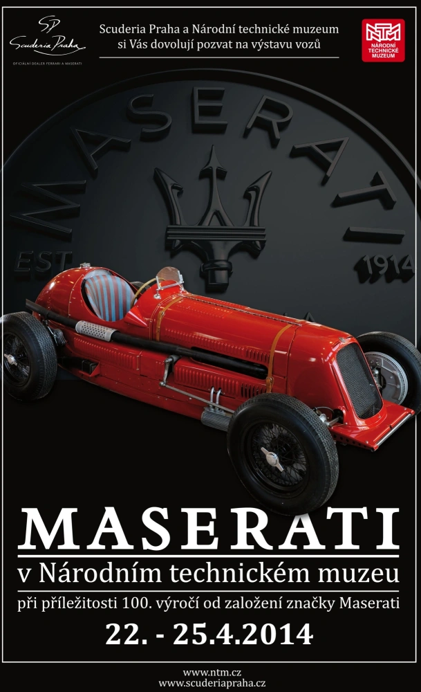 Unikátní vozy Maserati v Národním technickém muzeu